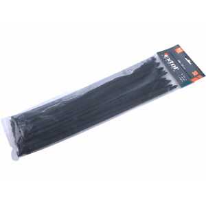 Pásky stahovací černé, 7,6x380mm, Extol Premium 8856170