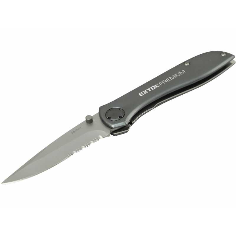 Nůž zavírací s pojistkou, 205/116mm, Extol Premium 8855120