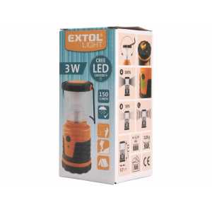 Svietidlo LED kempingové, Extol Craft 43114