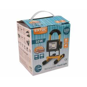 Svietidlo LED nabíjateľné, 10W, 800 lúmenov/100cd, Extol Craft 43122