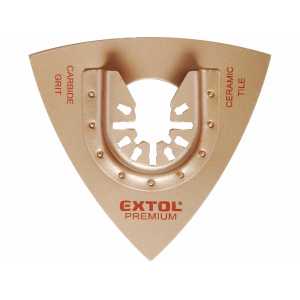 Rašple trojúhelníková na keramiku a pórobeton 78mm, Extol Premium 8803860