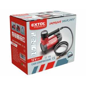 Kompresor do auta CC 120, 12V, 6,9bar, Extol Premium 8864000