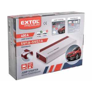 Štartovací zdroj s powerbankou, Extol Premium 8897320