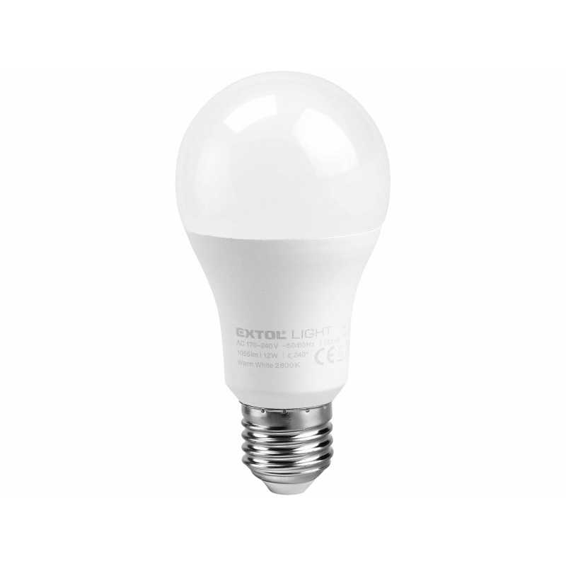 Žárovka LED, 9W, 900lm, E27, pr. banky 60mm, Extol Craft 43003