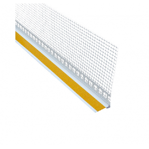 Začišťovací okenní profil, 6mm s krycí lamelou, délka 2,4m, S TKANINOU VERTEX