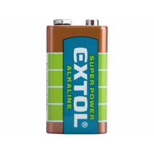 Batéria alkalická, 9V, typ 6LR61, Extol Energy 42016