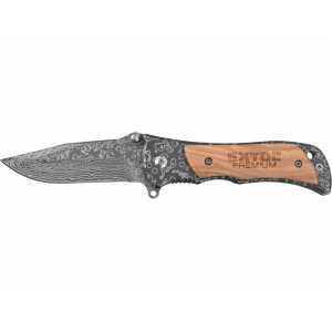Nož zavírací s pojistkou 160mm, vzor damašková ocel, Extol Premium 8855121