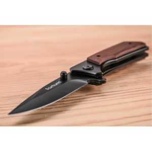 Nož zatvárací s poistkou 205mm, rukoväť z Pakka dreva, Fortum 4780301