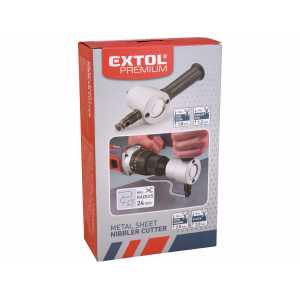 Nástavec na stříhání plechu do vrtačky, Extol Premium 8813651