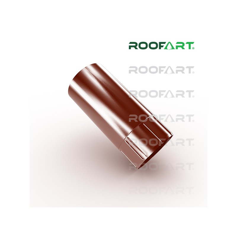 ROOFART zvod BU pr. 100mm dĺžka 3m - tmavo červená (RAL 3009)