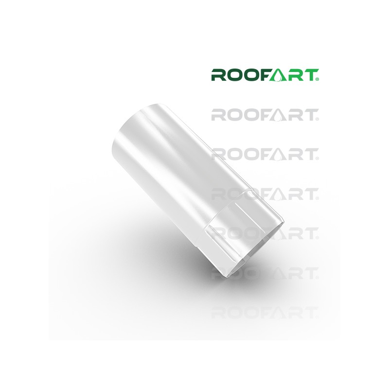 ROOFART zvod BU pr. 100mm dĺžka 3m - biela (RAL 9010)