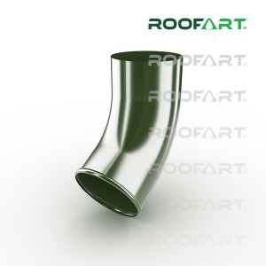 ROOFART výtokové koleno CE pr. 100mm - zelená (RAL 6020)