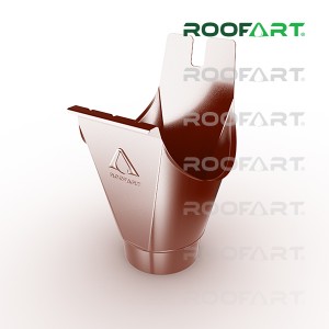 ROOFART kotlík RE 150/100mm - višňová (RAL 3005)