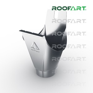 ROOFART kotlík RE 150/100mm - grafitová (RAL 7011)