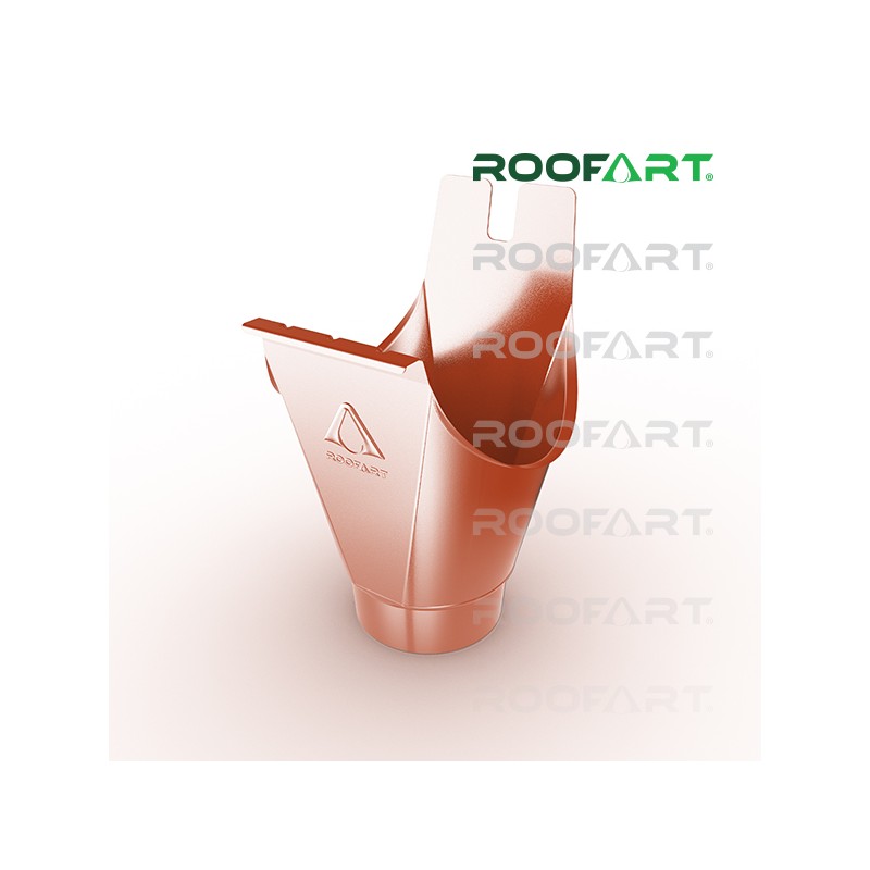 ROOFART kotlík RE 150/100mm - cihlová (RAL 8004)