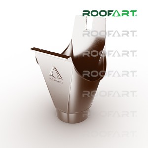 ROOFART kotlík RE 150/100mm - čokoládová (RAL 8017)