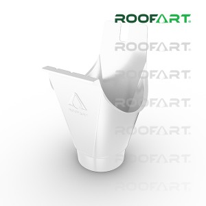ROOFART kotlík RE 150/100mm - bílá (RAL 9010)