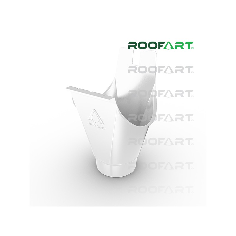 ROOFART kotlík RE 150/100mm - biela (RAL 9010)