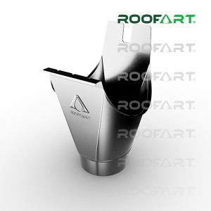 ROOFART kotlík RE 150/100mm - černá (RAL 9005)