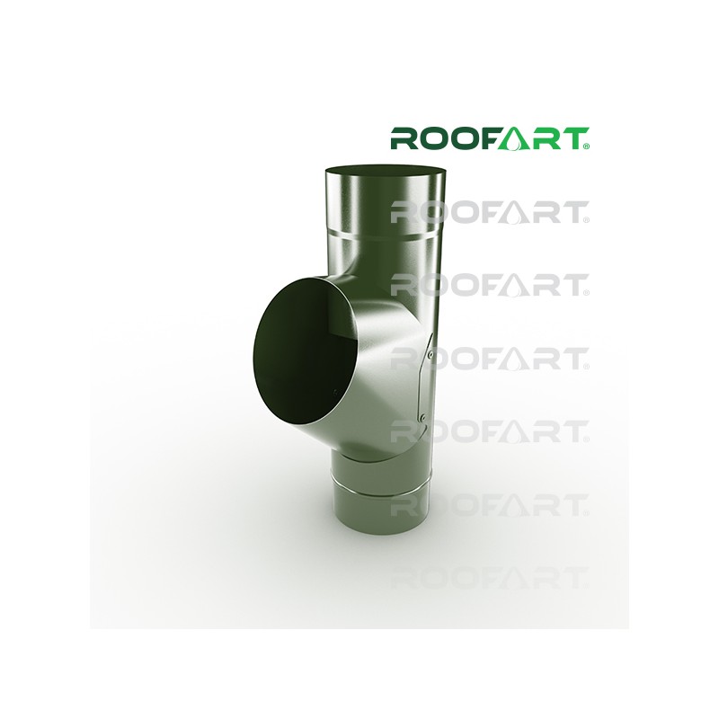 ROOFART Napojenie zvodu RB 100mm - zelená (RAL 6020)
