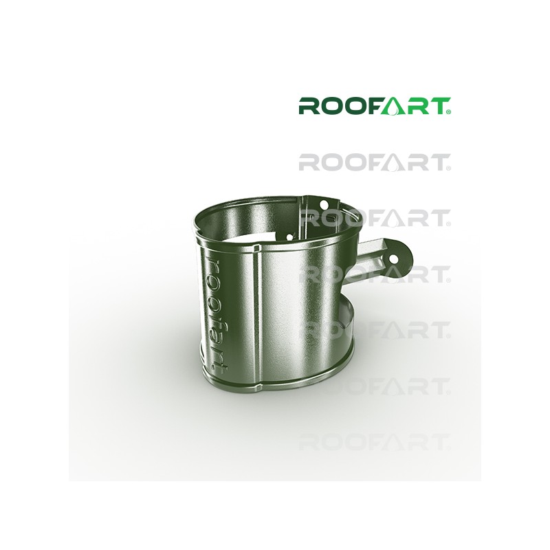 ROOFART Objímka svodové trubky široká BB 100mm - zelená (RAL 6020)