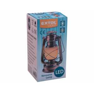 Kahanec LED, biele svetlo / plameň, EXTOL LIGHT 43403
