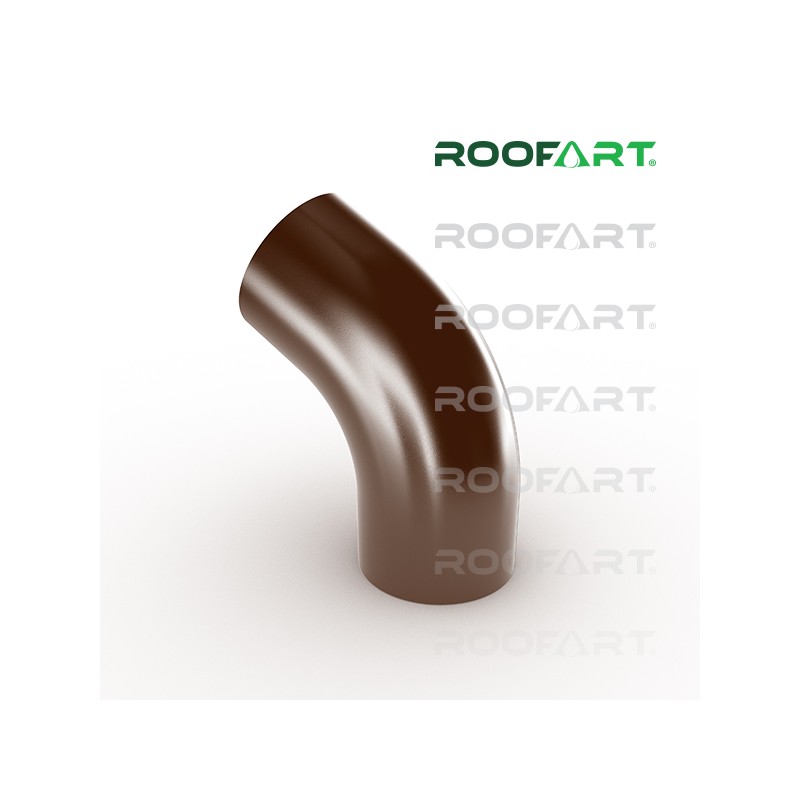 ROOFART Koleno 60° CB 100mm - čokoládová (RAL 8017)