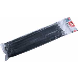Pásky stahovací černé, 7,6x370mm, 50ks, EXTOL PREMIUM
