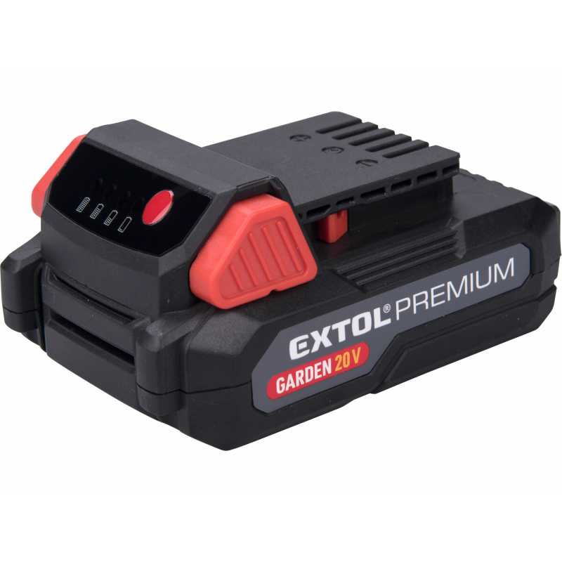 Akumulátor 20V/2Ah, pro zahradní aku nářadí, Extol Premium 8895780