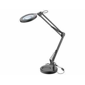 Lampa stolní s LED a lupou, 2400lm, USB napájení, EXTOL LIGHT 43160