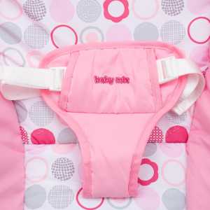 Multifunkční houpací lehátko pro miminko Baby Mix růžovo-bílé