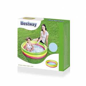 Detský nafukovací bazén Bestway 102x25 cm 3 farebný