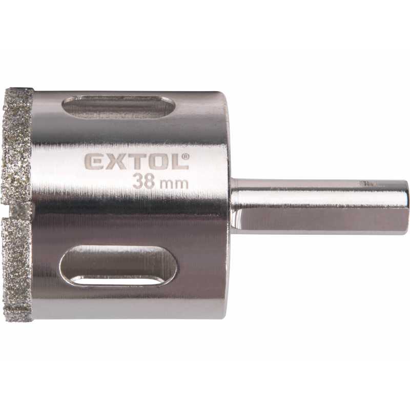 Vrták korunkový diamantový, 38mm, EXTOL PREMIUM 8801989