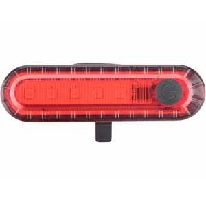Svítilna zadní na kolo červené, 3,7V/220mAh Li-pol, USB nabíjení, EXTOL LIGHT 43138