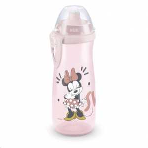 Detská fľaša NUK Sports Cup Disney Mickey 450 ml redpink