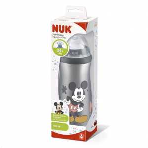 Detská fľaša NUK Sports Cup Disney Mickey 450 ml redpink