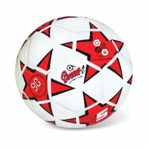Futbalová lopta - červená hviezda