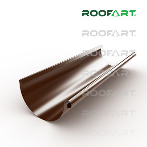 ROOFART Žľab dl. 4m, 150mm - čokoládová  (RAL 8017)