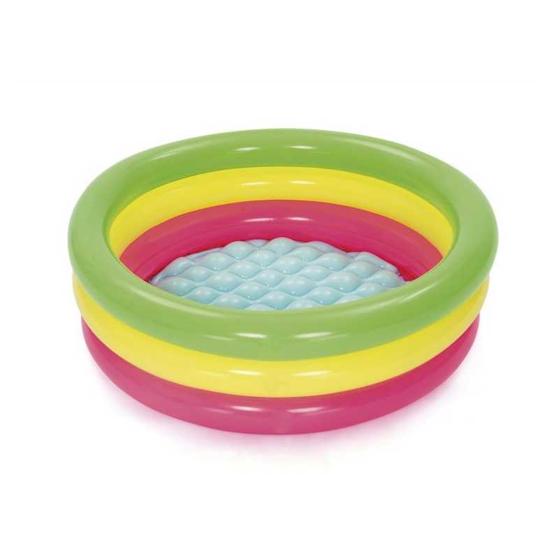 Bazén tříkomorový - barevný