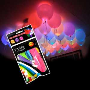 Balónek LED svítící 5 ks Mix barev