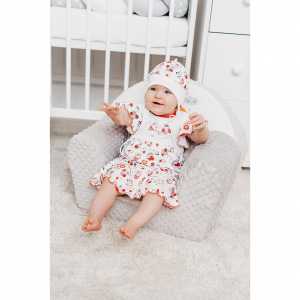 Detská bavlnená čiapočka New Baby Lienka, 74