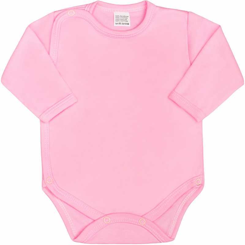 Dojčenské body celorozopínacie New Baby Classic ružové, 50