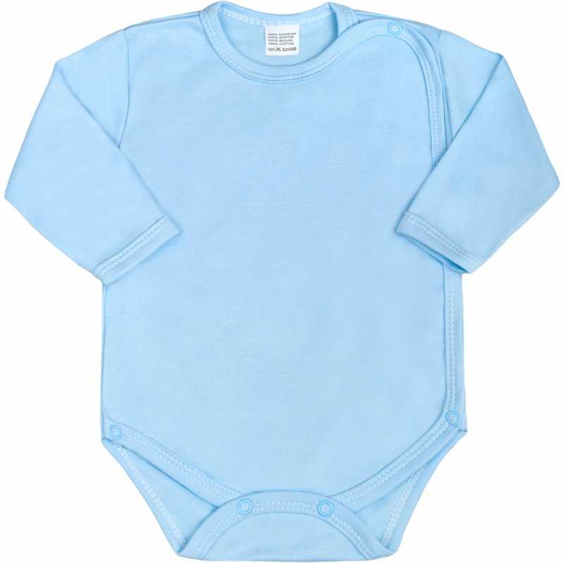 Dojčenské body celorozopínacie New Baby Classic modré, 56