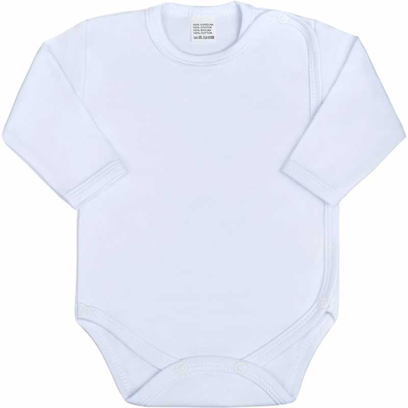 Dojčenské body celorozopínacie New Baby Classic biele, 56