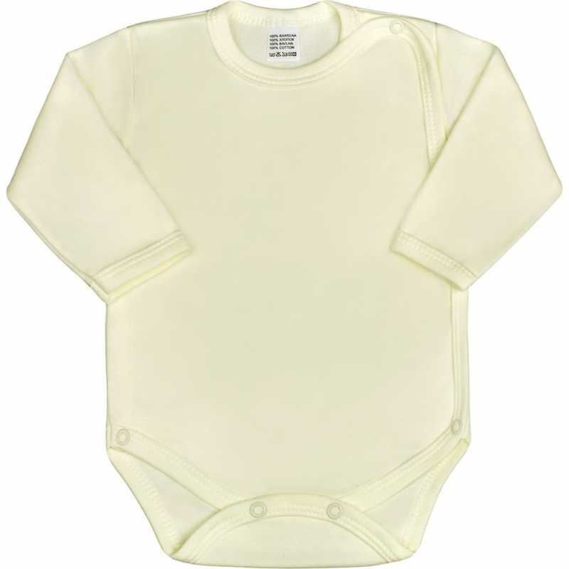 Kojenecké body celorozepínací New Baby Classic béžové, 56