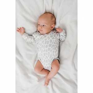 Dojčenské body celorozopínacie New Baby Žirafa, 56