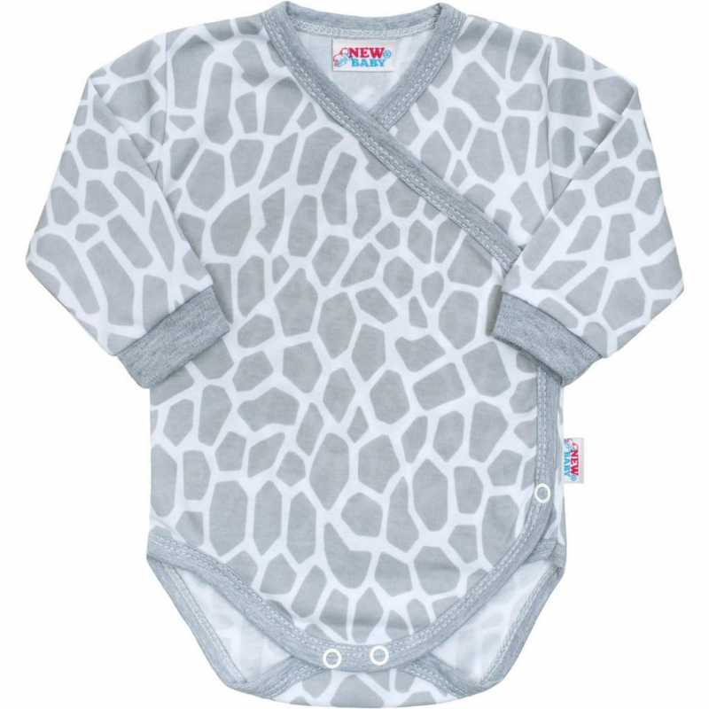 Dojčenské body celorozopínacie New Baby Žirafa, 68