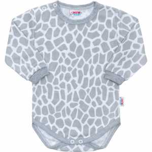 Kojenecké body s dlouhým rukávem New Baby Žirafa, 80