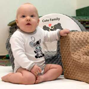 Dojčenské bavlnené body New Baby Zebra exclusive, 86