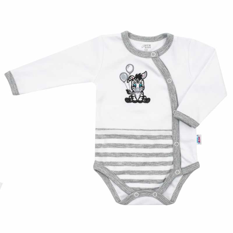 Dojčenské bavlnené celorozopínacie body New Baby Zebra exclusive, 62